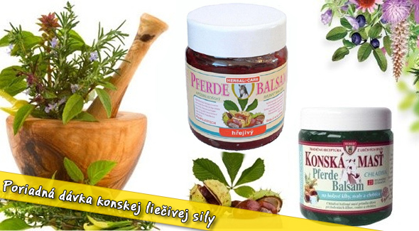 Konský balzam - bylinková masť aj s poštovným. Výhodné balenie 2 kusy.