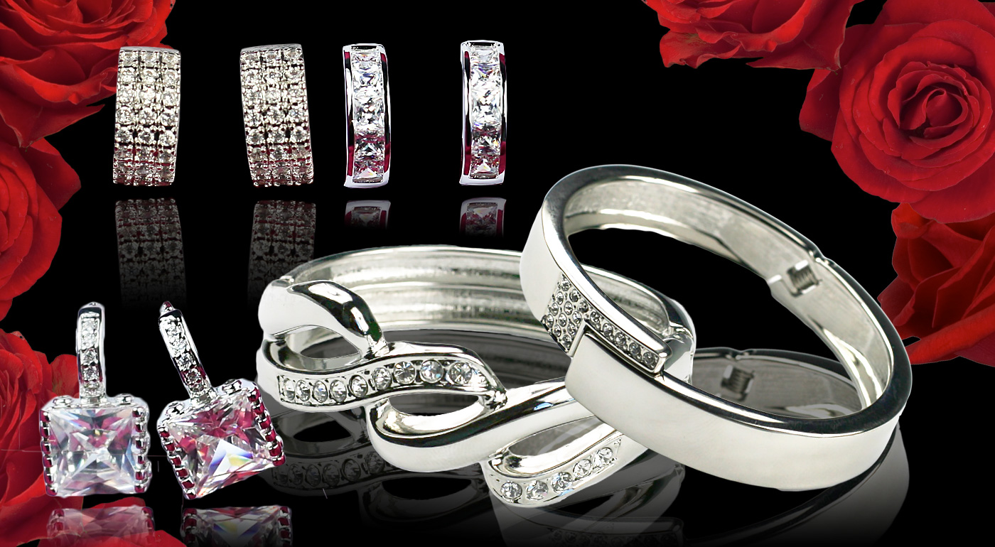 Elegantné náušnice a náramky