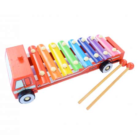 Xylofón veľký - Hasičské auto