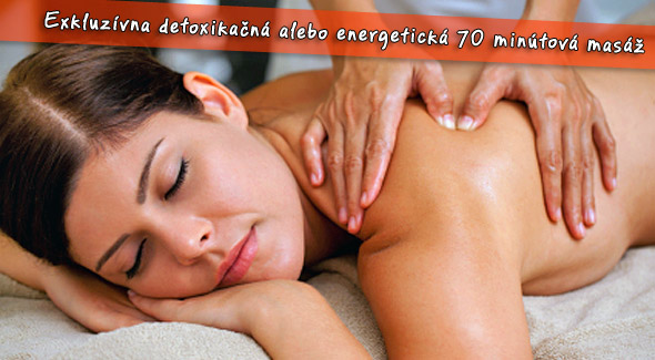 Detoxikačná alebo energetická masáž - štúdio Relax Petržalka.