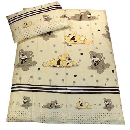 Komplet do postieľky K2 - obliečka na vankúš + obliečka na paplón MODEL 2