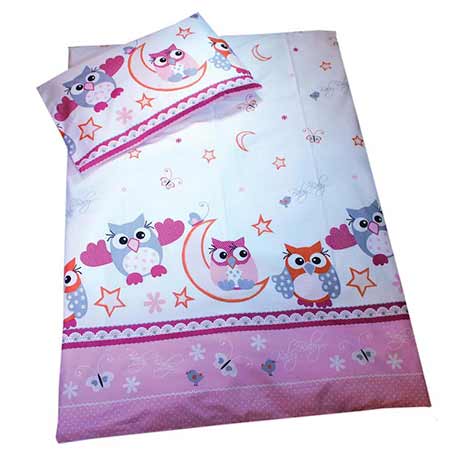 Komplet do postieľky K2 - obliečka na vankúš + obliečka na paplón MODEL 6