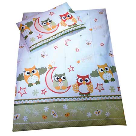 Komplet do postieľky K2 - obliečka na vankúš + obliečka na paplón MODEL 7