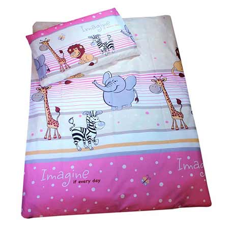 Komplet do postieľky K2 - obliečka na vankúš + obliečka na paplón MODEL 8