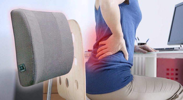 Bezdrôtová masážna chrbtová opierka