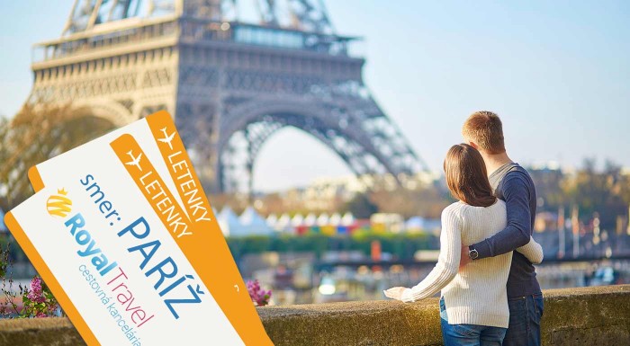 Letecký zájazd do Paríža