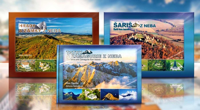 Knihy leteckých fotografií našich regiónov či hôr