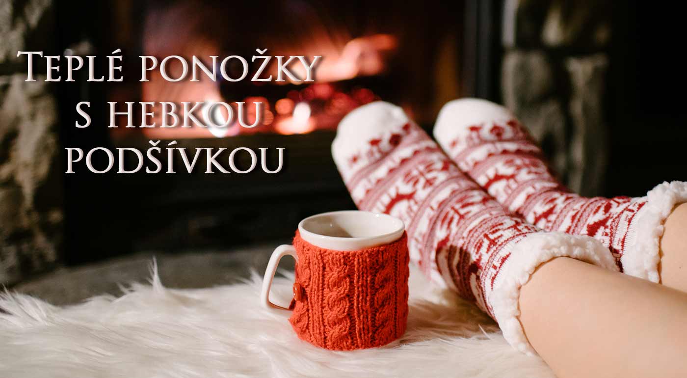 Hrubé dámske ponožky z bambusového vlákna