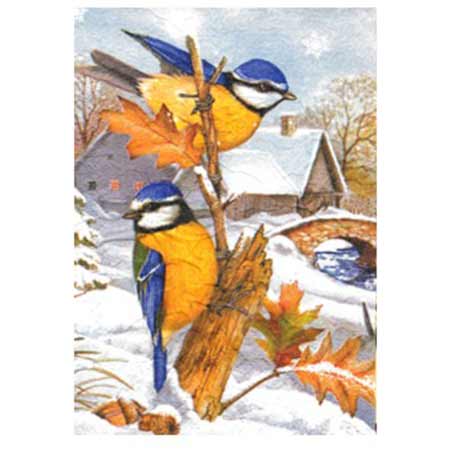 Ručne vyrábaný vianočný pozdrav od zdravotne postihnutých detí  - motív 1