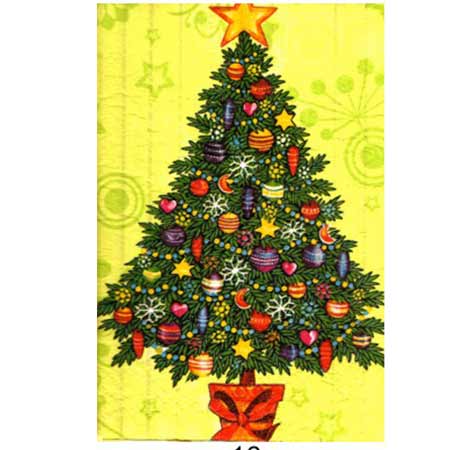 Ručne vyrábaný vianočný pozdrav od zdravotne postihnutých detí  - motív 14