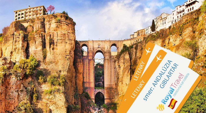 Letecký zájazd do slnečnej Andalúzie a Gibraltáru