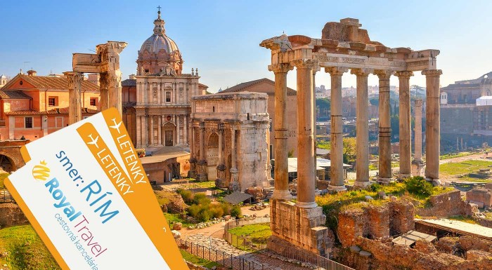 Letecký zájazd do Ríma