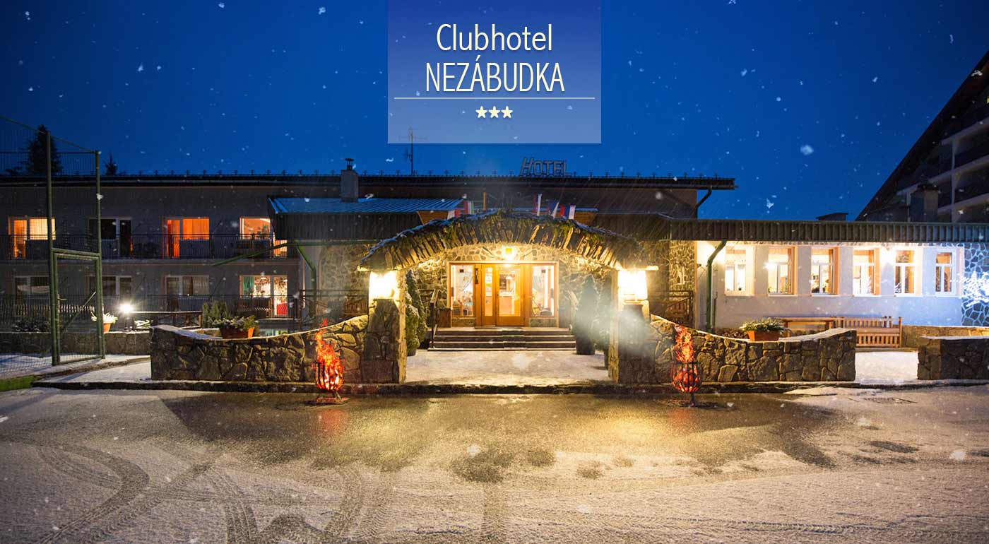 Nezabudnuteľný oddych v Clubhoteli*** Nezábudka