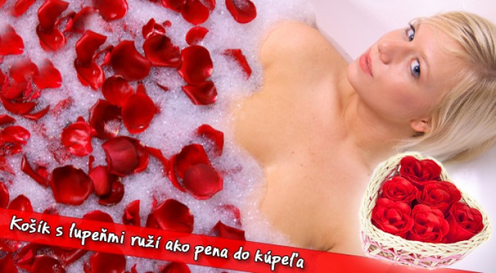 Bublinkovo-kvetinový kúpeľ. 