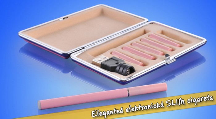 Neškodná elektronická SLIM cigareta. Stop fajčeniu.