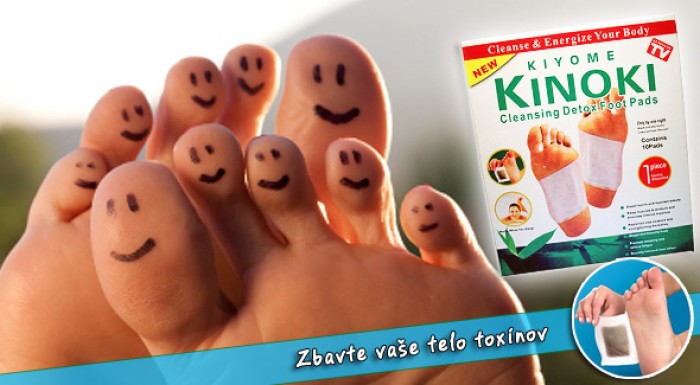 Detoxikačné náplasti KINOKI s poštovným. 4 + 1 zadarmo!