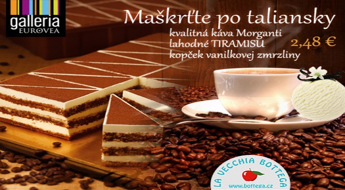 Vychutnajte si sladký moment s TIRAMISU, delikátno