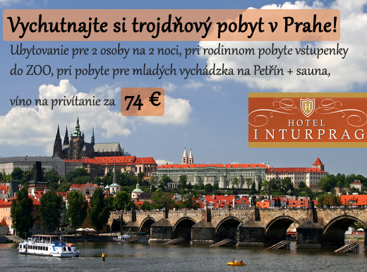 Vyberte si pobytový balíček v Prahe – pobyt na 2 n