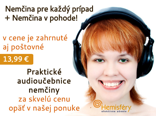 Praktické audioučebnice nemčiny opäť v našej ponuk