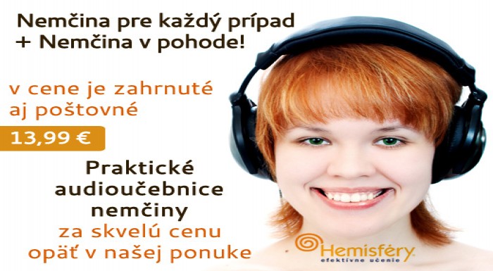 Praktické audioučebnice nemčiny opäť v našej ponuk