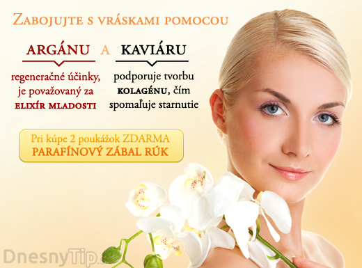 Zabojujte proti vráskam pomocou argánu a kaviáru! 