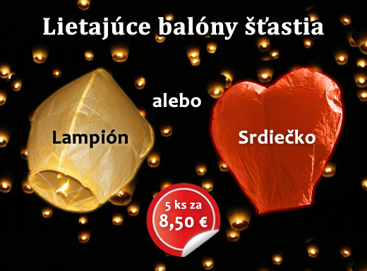 Privolajte si šťastie s lampiónmi šťastia! Môžete 