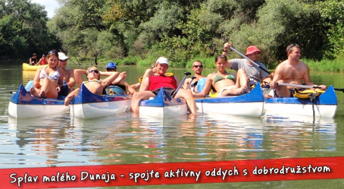 Splav malého Dunaja - adrenalín a dobrodružstvo na vode aj pre začiatočníkov.