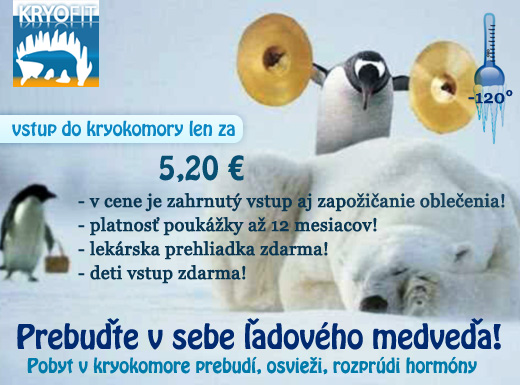 Prebuďte v sebe ľadového medveďa, posilníte tým sv