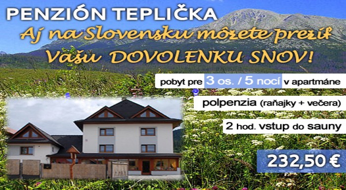 Zažite so svojou ratolesťou nádhernú dovolenku v s