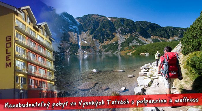 Apartmánový dom GOLEM, Tatranská Štrba - 4 dňový relax a oddych vo Vysokých Tatrách. 