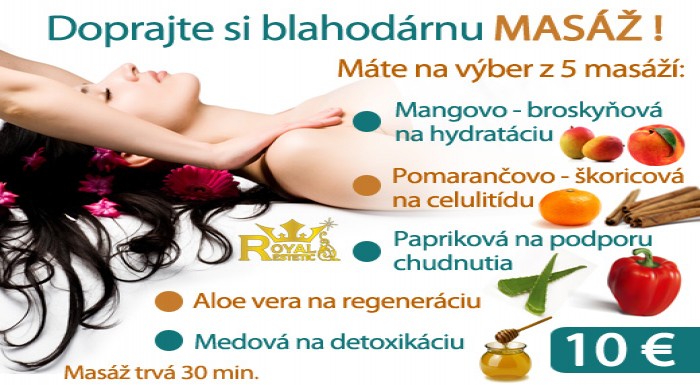 Doprajte si výnimočný relax! Vyberte si 30 minútov