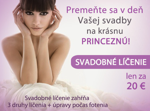Premeňte sa v deň Vašej svadby na krásnu princeznú