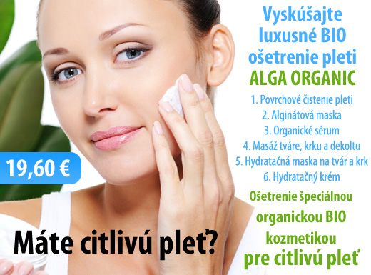 Doprajte svojej pleti luxusné BIO oštrenie - ALGA 