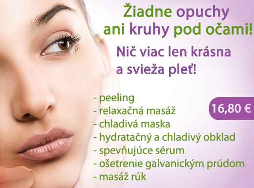 Nič viac len krásna a žiarivá pleť bez opuchov a k