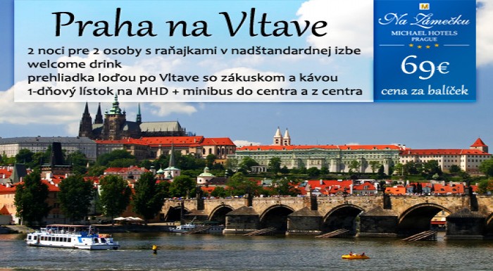 Spoznajte Prahu z Vltavy! Jedinečný balíček 2 x ub