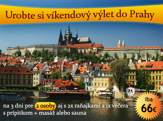 Ešte ste neboli v Prahe? Teraz máte vynikajúcu prí
