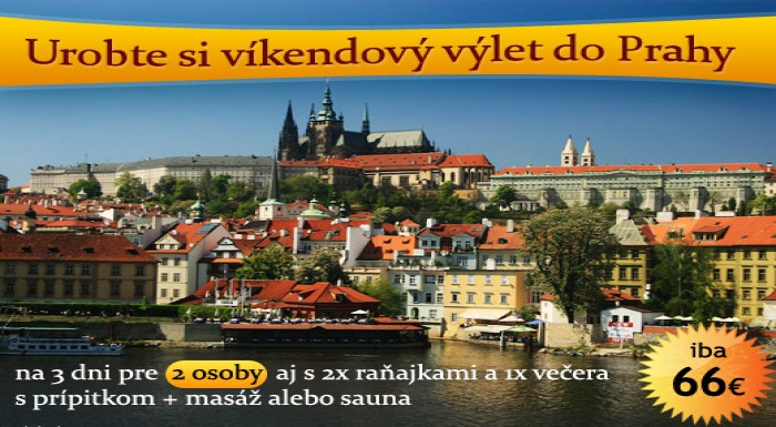 Ešte ste neboli v Prahe? Teraz máte vynikajúcu prí