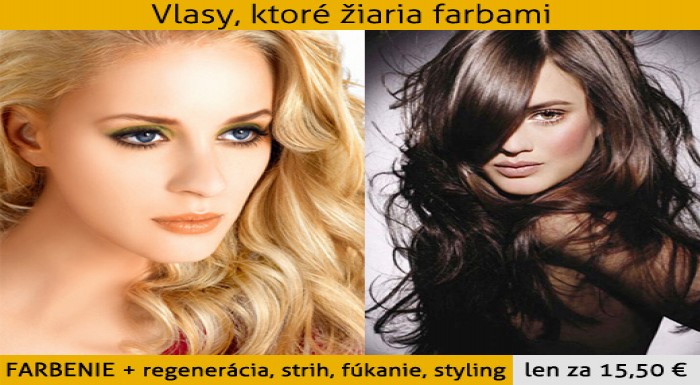 Odejte svoje vlasy do farieb! Profesionálne farben