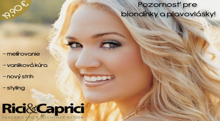 Dodajte Vašim blond vlasom ešte viac krásy! LEN PR