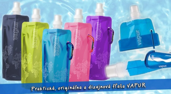 Skvelá skladacia fľaša VAPUR