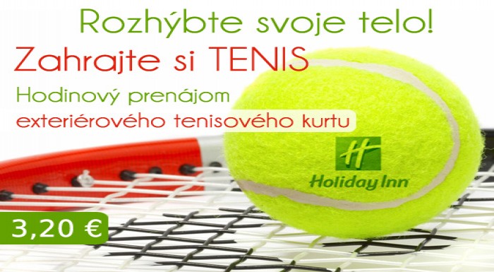 Rozhýbte svoje telo a zahrajte si tenis! Hodinový 