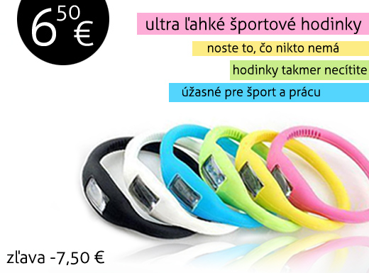 Chcete hodinky, ktoré by Vám nezavadzali? Ultra ľa
