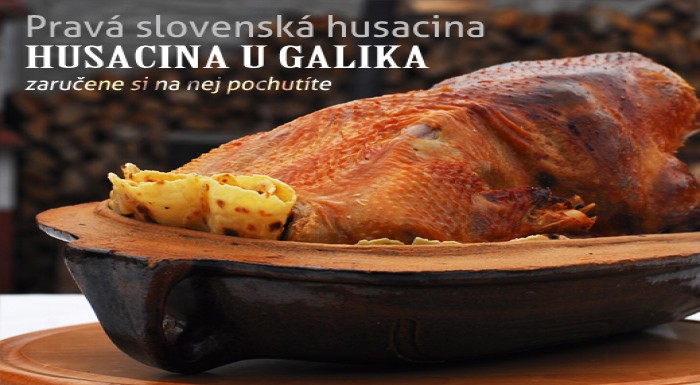Príďte si po chrumkavú husacinu (menu pre 5 - 6 os