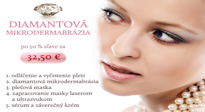 Nech Vaša pleť omladne a rozžiari sa vďaka DIAMANT