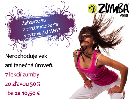 Vyskúšajte ZUMBU na vlastnej koži. Zabavte sa a ro