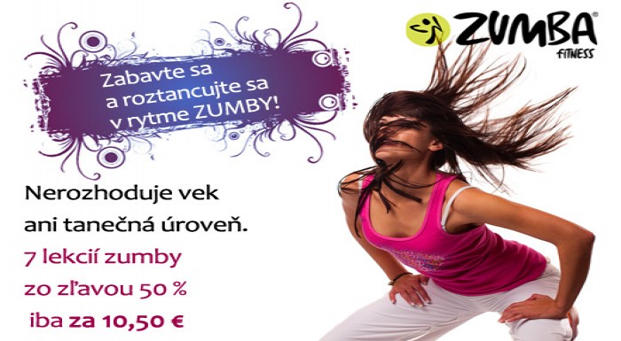 Vyskúšajte ZUMBU na vlastnej koži. Zabavte sa a ro