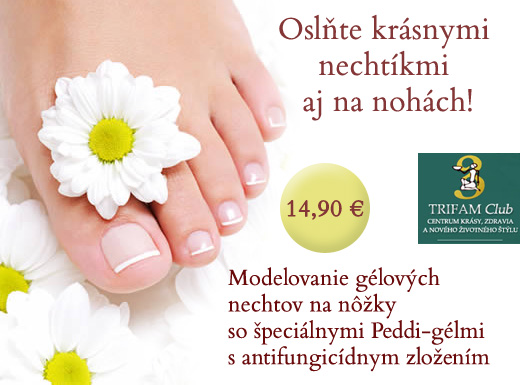 Nechajte si skrášliť Vaše nechtíky na nohách. Mode