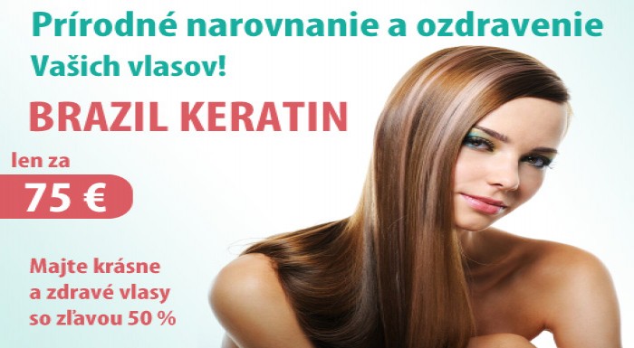 Prírodné narovnanie a ozdravenie vlasov - BRAZIL K