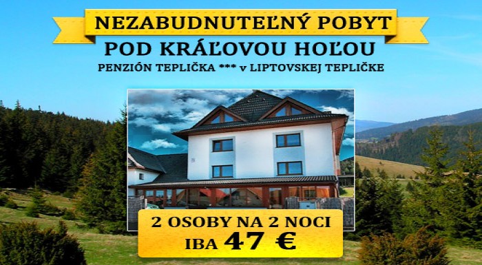 Nezabudnuteľný pobyt v krásnom horskom prostredí v