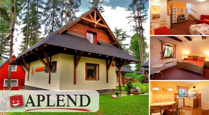 3 dňový pobyt pre 4 osoby v štýlových Domčekoch Tatry Holiday***. Vysoké Tatry - relax a oddych pre všetkých.